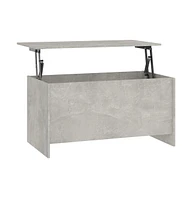 vidaXL Coffee Table Concrete Gray 40.2"x21.9"x20.7" Engineered Wood