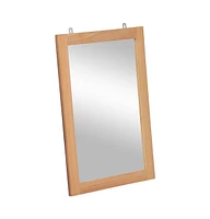 vidaXL Wall Mirror Solid Teak 19.7"x27.6