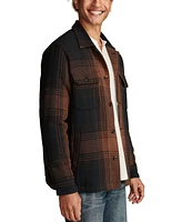 Lucky Brand Men's Plaid Shirt Jacket