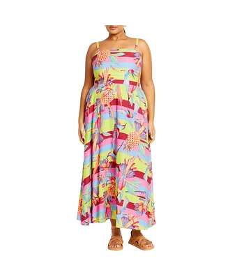 City Chic Women's Saraya Maxi Dress