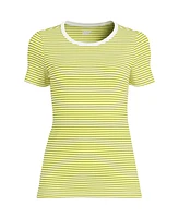 Lands' End Petite Women's Micro Rib T-Shirt