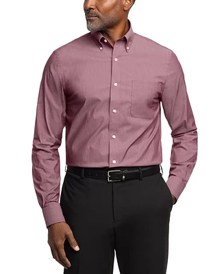 Tommy Hilfiger Men's Regular Fit Wrinkle Resistant Stretch Dress Shirt