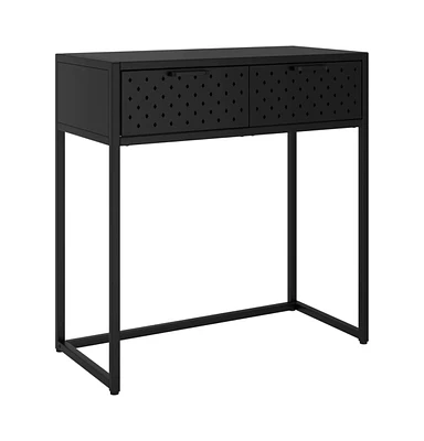 vidaXL Console Table 28.3"x13.8"x29.5" Steel