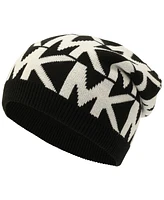 Michael Kors Major Mk Repeating Logo Knit Beanie