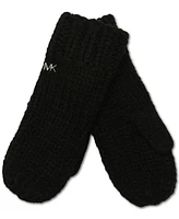 Michael Kors Women's Logo Detail Super Chunk Mittens