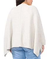 Vince Camuto Plus Open-Front Cape Sweater