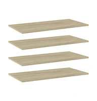 vidaXL Bookshelf Boards pcs Sonoma Oak 31.5"x15.7"x0.6" Engineered Wood