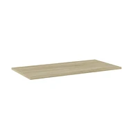 vidaXL Bookshelf Boards 4 pcs Sonoma Oak 31.5"x15.7"x0.6" Engineered Wood