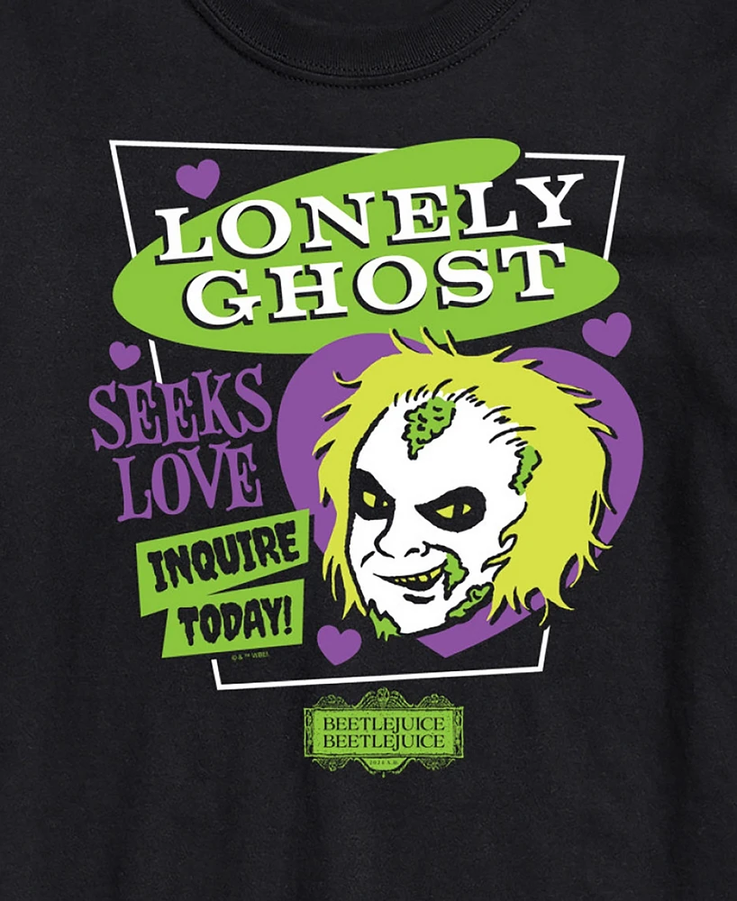 Hybrid Apparel Men's Beetlejuice Lonely Ghost Tee