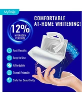 MySmile Prefilled Teeth Whitening Trays Kit, 12% Hydrogen Peroxide, Non