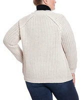 Joseph A Plus Cable Knit Cardigan Sweater