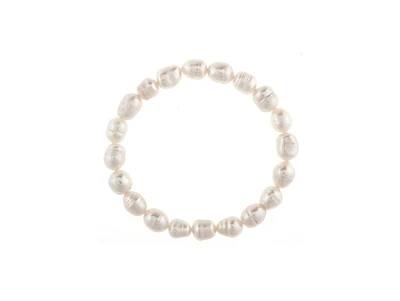 Rivka Friedman Baroque Pearl Stretch Bracelet