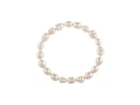 Rivka Friedman Baroque Pearl Stretch Bracelet