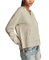 Lucky Brand Women's Long Sleeve Hooded Sweater