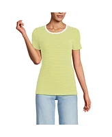 Lands' End Women's Micro Rib T-Shirt