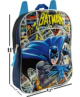 Mini Backpack Batman Comics 11" New Bamin