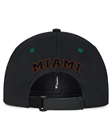 Top of the World Men's Black Miami Hurricanes Release Adjustable Hat