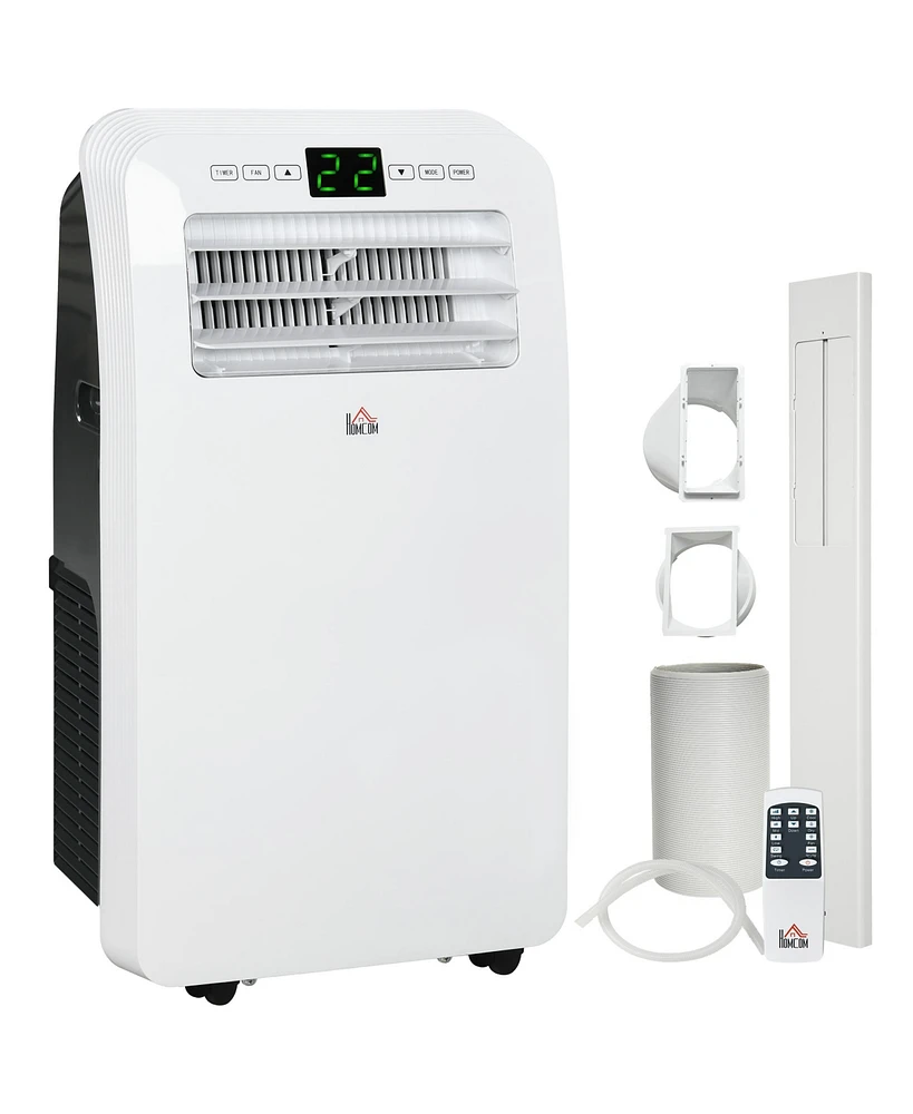 Homcom 12000 Btu Portable Air Conditioner for 550 sqft room, Timer On/Off