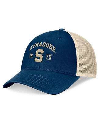 Top of the World Men's Navy Syracuse Orange Heritage Waylon Trucker Adjustable Hat