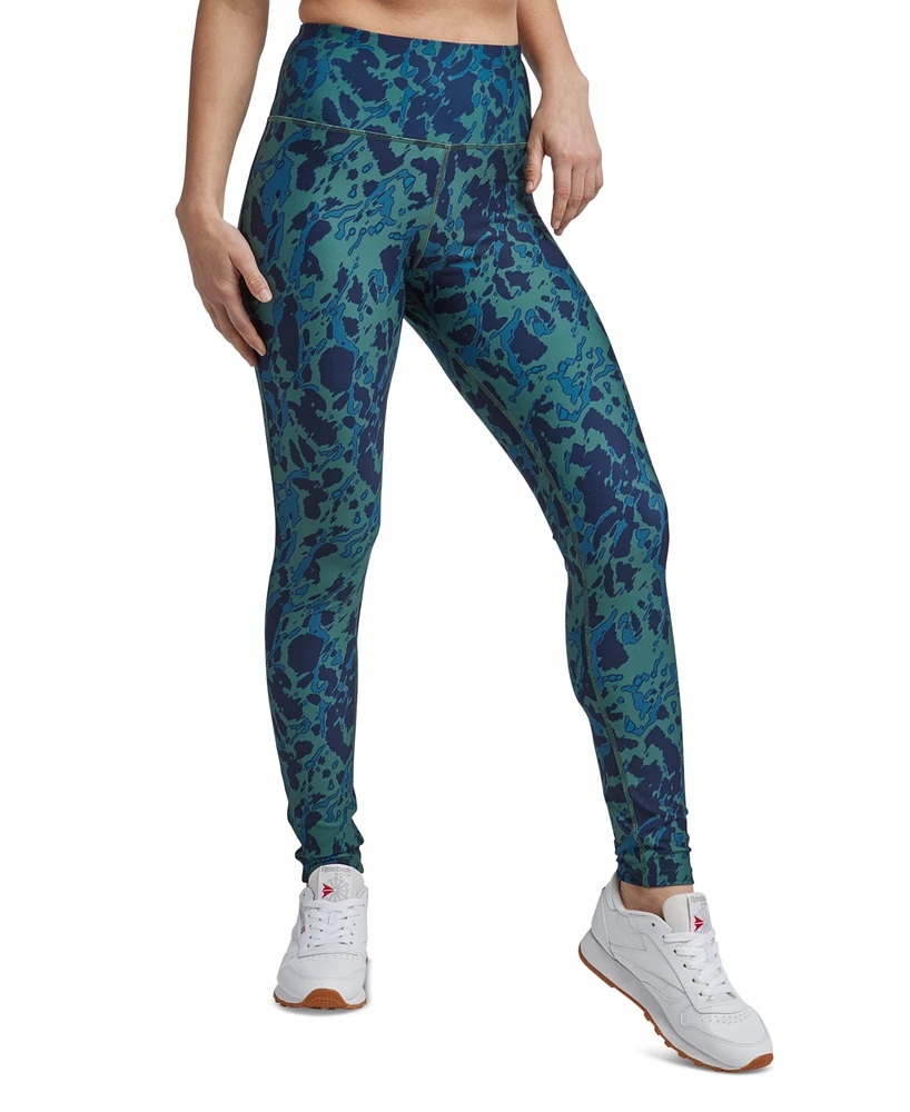 Reebok Women's Id Printed Full-Length Leggings