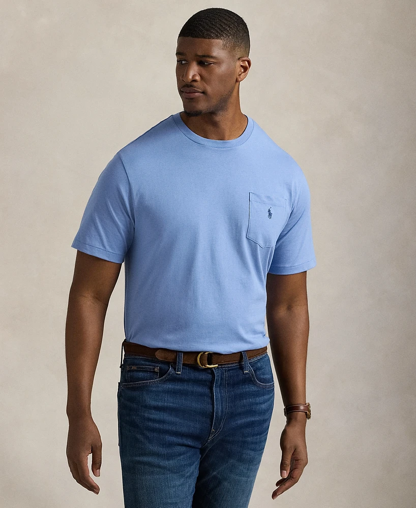 Polo Ralph Lauren Men's Big & Tall Jersey Pocket T-Shirt