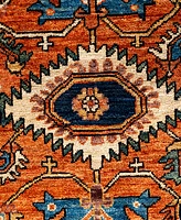 Adorn Hand Woven Rugs Serapi M1993 2'7"x9'9" Runner Area Rug