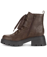 Sun + Stone Women's Rickyy Combat Booties, Created for Macy's