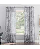 No. 918 Cristo Crushed Voile Sheer Rod Pocket Single Curtain Panel, 51" x 84"