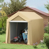 7' x 12' Garden Storage Tent: Waterproof Shed Shelter for Bikes, Tools, More