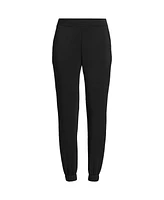 Lands' End Women's Cupro Knit Mid Rise Jogger Pants