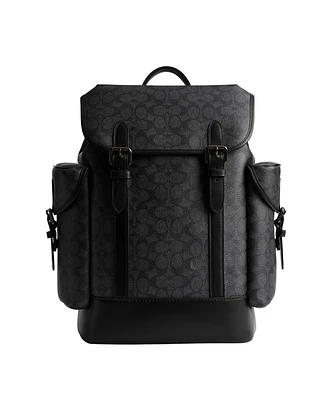 Coach In Signature Canvas Hitch Backpack