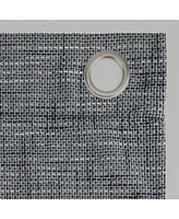 Kline Burlap Weave Thermal Extreme 100% Blackout Grommet Curtain Panel