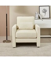 Streamdale Furniture Modern Chenille Accent Chair for Living, Bedroom, Office