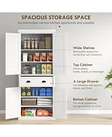 72" Tall Kitchen Pantry with Adjustable Storage