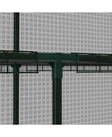 Portable Greenhouse: 4.6' x 4.7' with Shelves
