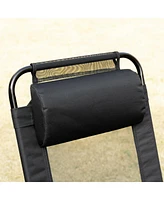 Folding Patio Chairs: Adjustable, Removable Headrest