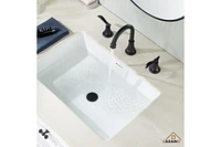Casainc 8-inch Widespread Faucet 2-handle Bathroom with Drain