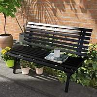 Streamdale Furniture 48.5" Aluminum Park Bench for Outdoor Spaces