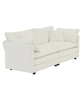 Simplie Fun Luxurious Chenille Sofa Set for Living Room