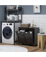 2-Compartment Tilt-Out Laundry Hamper Cabinet