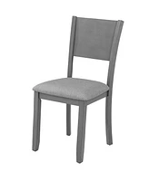 Streamdale Furniture 6-Piece Upholstered Dining Set with Rectangular Table
