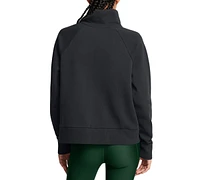 Under Armour Women's Rival Textured-Fleece Half-Zip Top