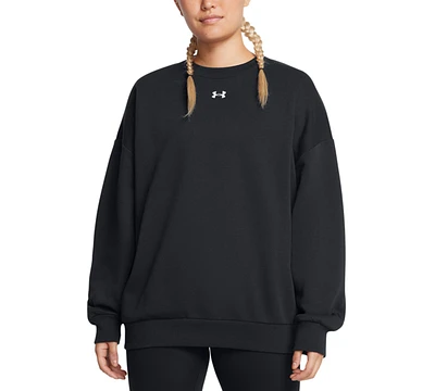 Under Armour Women's Rival Oversized Sweatshirt