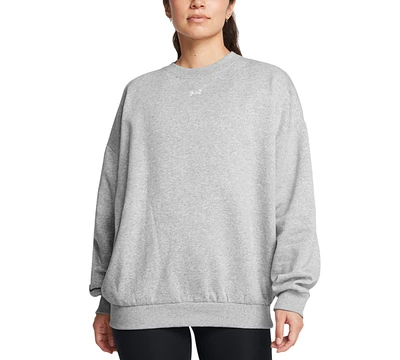Under Armour Women's Rival Oversized Sweatshirt