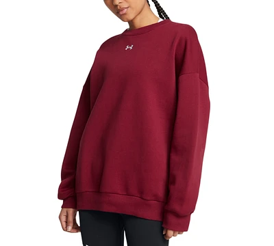 Under Armour Women's Rival Oversized Sweatshirt