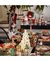 Mackenzie Childs Deck The Halls Dinnerware Collection