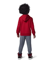 Jordan Toddler Boys Arched Fleece Pullover Hoodie and Pants 2-Piece Set