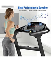 Vebreda 2.25HP Folding Treadmill with Bluetooth Speaker-Black