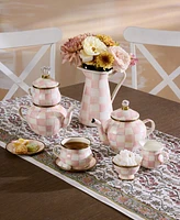 MacKenzie-Childs Rosy Check 4-Cup Teapot