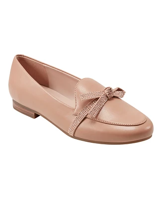 Bandolino Women's Jayme Embellished Bow Detail Loafers
